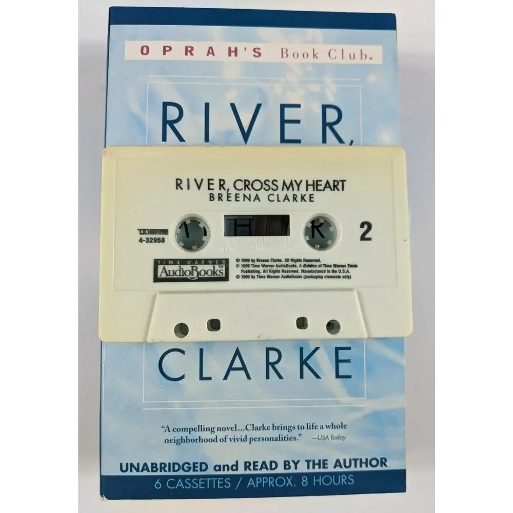 River Cross My Heart Novel by Breena Clark on Audio Book Cassette Tape